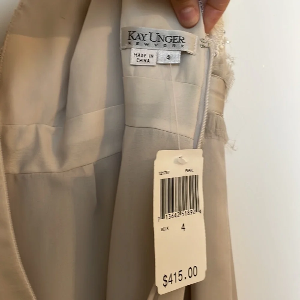 Kay Unger Cocktail Dress - Size 4 - Picture 4 of 4